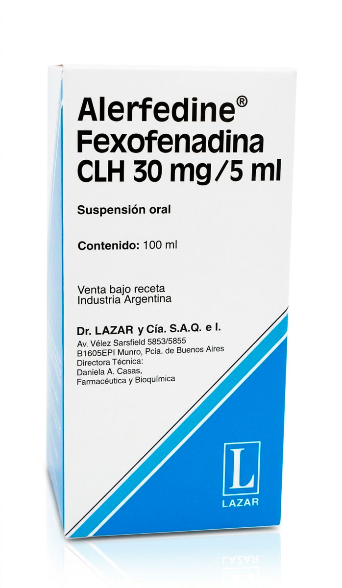 Alerfedine suspensión